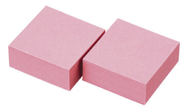 Tack Memo Quick Index Sticky Notes 2.5 cm x 2.5 cm,Pink, small image number 1