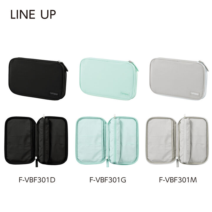 Campus Lay-Flat Book Pen Case Green,Green, medium image number 4