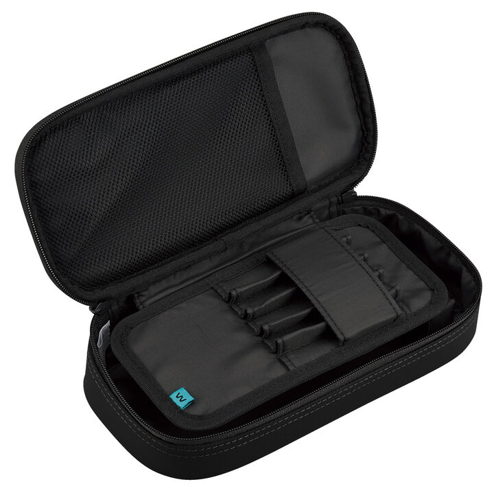 Wavy Holder Pen Case <WAVELE> Black,Black, medium image number 3