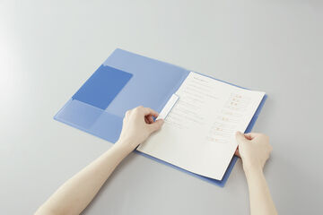 Campus Clip Folder A4 Size Light Blue,Light Blue, small image number 3