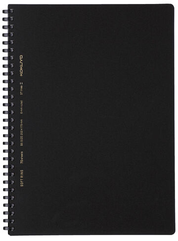Soft Ring Notebook <Business>  B5 6mm Rule 70 Sheets,Black, small image number 0