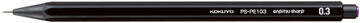 Enpitsu sharp  mechanical pencil 0.3mm Black,Black, small image number 0