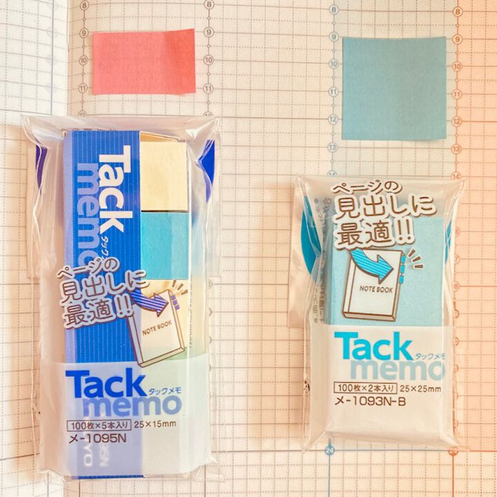 Tack Memo Quick Index Sticky Notes 2.5 cm x 2.5 cm,Blue, medium image number 3