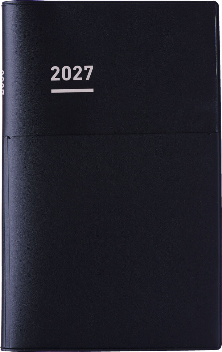 Jibun Techo Biz mini 2027 B6 slim Black,Black, medium