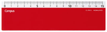 Campus Study Filter Ruler Red,Red, small image number 0
