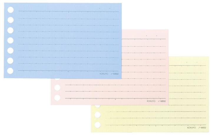 Campus Loose Leaf in 3 Colors A7 Dotted ruled 75 Sheets,, medium