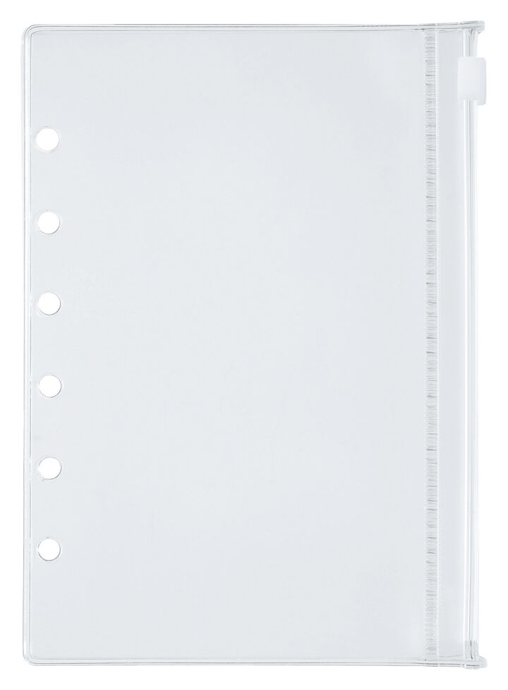 Zippered Slider Pockets for Binder Book A6 2 pockets,, medium
