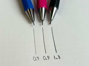 Enpitsu sharp mechanical pencil TypeS 0.9mm,Black, small image number 1