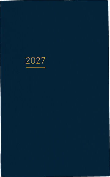 Jibun Techo Lite 2027 A5 slim Navy,Navy, small image number 0