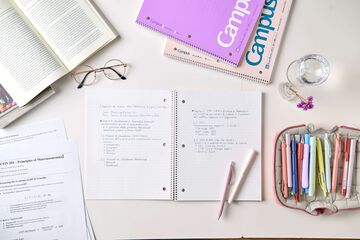 [Free Gift Eligible] Campus Spiral Notebook 10-1/2" x 8" 8.7mm Wide Rule 80 Sheets 3-Color Pack,, small image number 4
