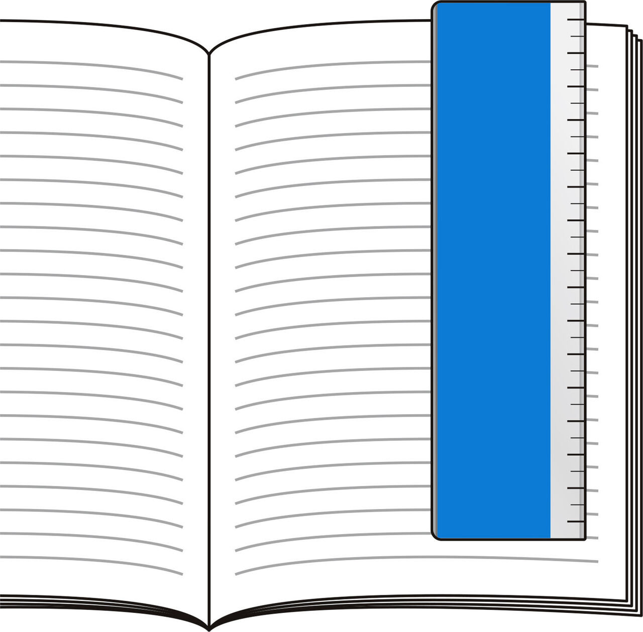 KOKUYO │Official Global Online Store │ Campus Study Filter Ruler Red