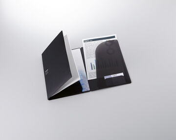 Campus Notebook Document storage cover B5 Smoke Gray 6mm Rule 50 Sheets,Black, small image number 3