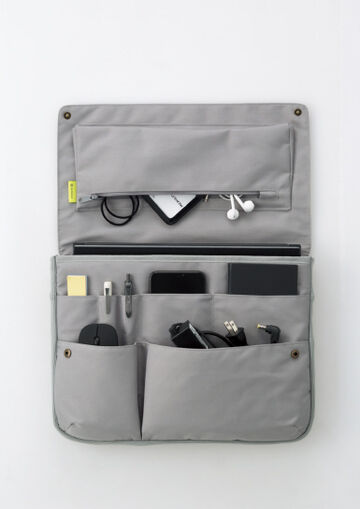 BIZRACK bag in bag Horizontal type  Ash Gray,Ash gray, small image number 2