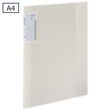 Clear book NOVITA A4 40 Sheets White,White, small image number 0