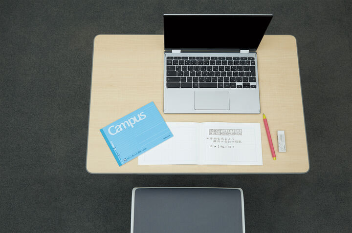 Campus Notebook Half size 5mm Grid Rule with 10mm Line 30 Sheets Blue,Blue, medium image number 7