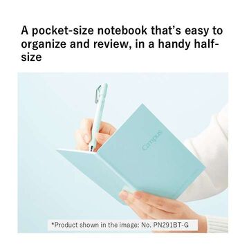 Campus Slim Pocket Notebook 6mm Dotted Rule 40 Sheets Green,Green, small image number 6