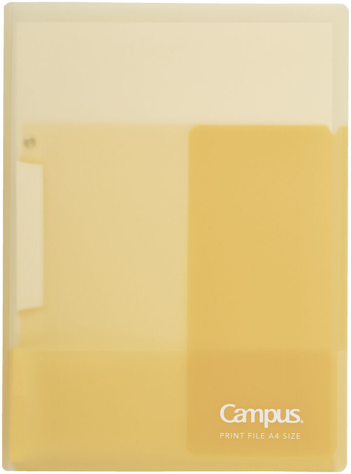 Campus Clip Folder A4 Size Yellow,Yellow, medium