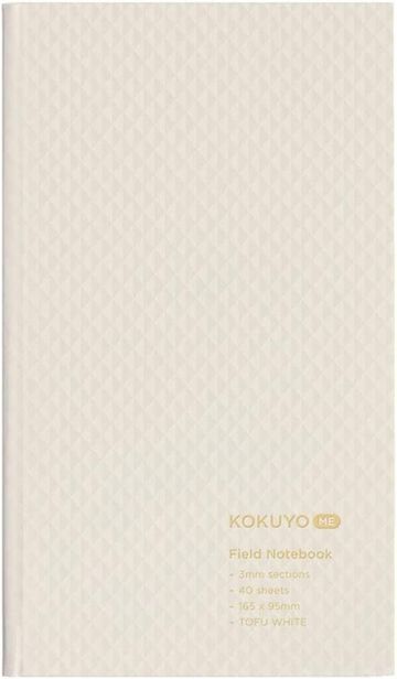 KOKUYO ME Field Notebook 3mm Grid line White,White, small image number 0