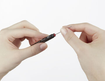 Enpitsu sharp Pencil lead 0.9mm 2B,Black, small image number 3
