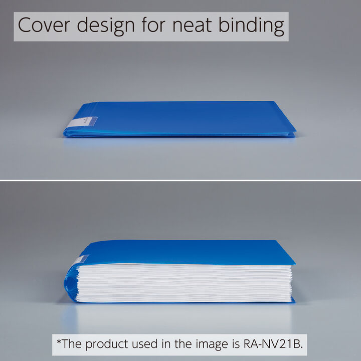 Clear book NOVITA A4 40 Sheets Blue,Blue, medium image number 3