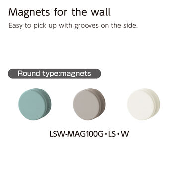 MAGNET for the wall Round type White,White, small image number 2