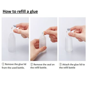 GLOO Liquid Glue Wrinkle Free 50ml Refill,White, small image number 4