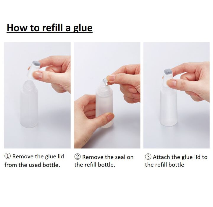 GLOO Liquid Glue Wrinkle Free 50ml Refill,White, medium image number 4