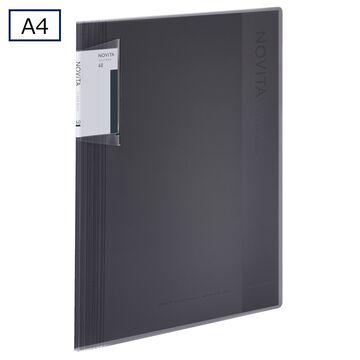 Clear book NOVITA A4 40 Sheets Black,Black, small image number 0