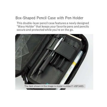 Wavy Holder Pen Case <WAVELE> Gray,Dark Gray, small image number 8