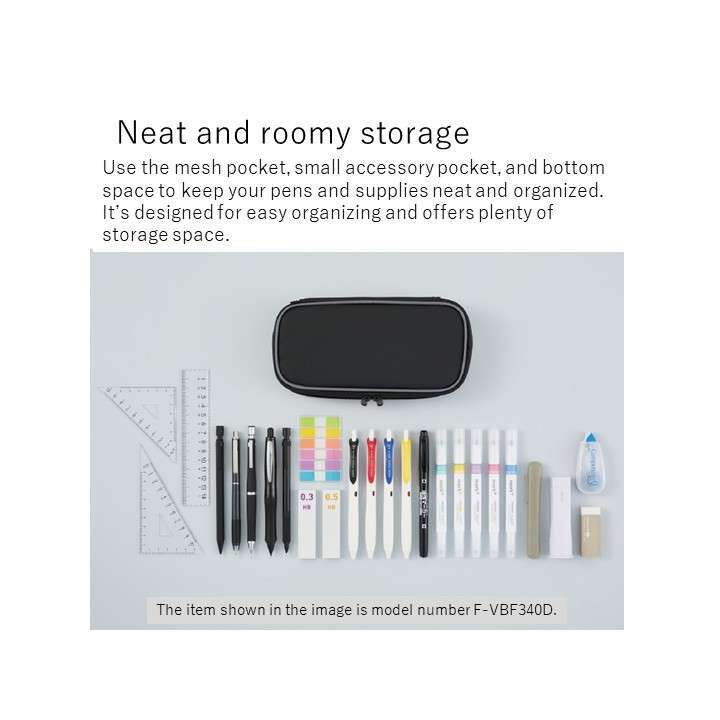 Wavy Holder Pen Case <WAVELE> Gray,Dark Gray, medium image number 10