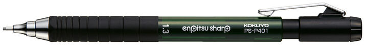 Enpitsu sharp mechanical pencil TypeM 1.3mm Rubber Grip,Green, medium