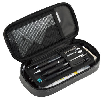 Wavy Holder Pen Case <WAVELE> Gray,Dark Gray, small image number 13