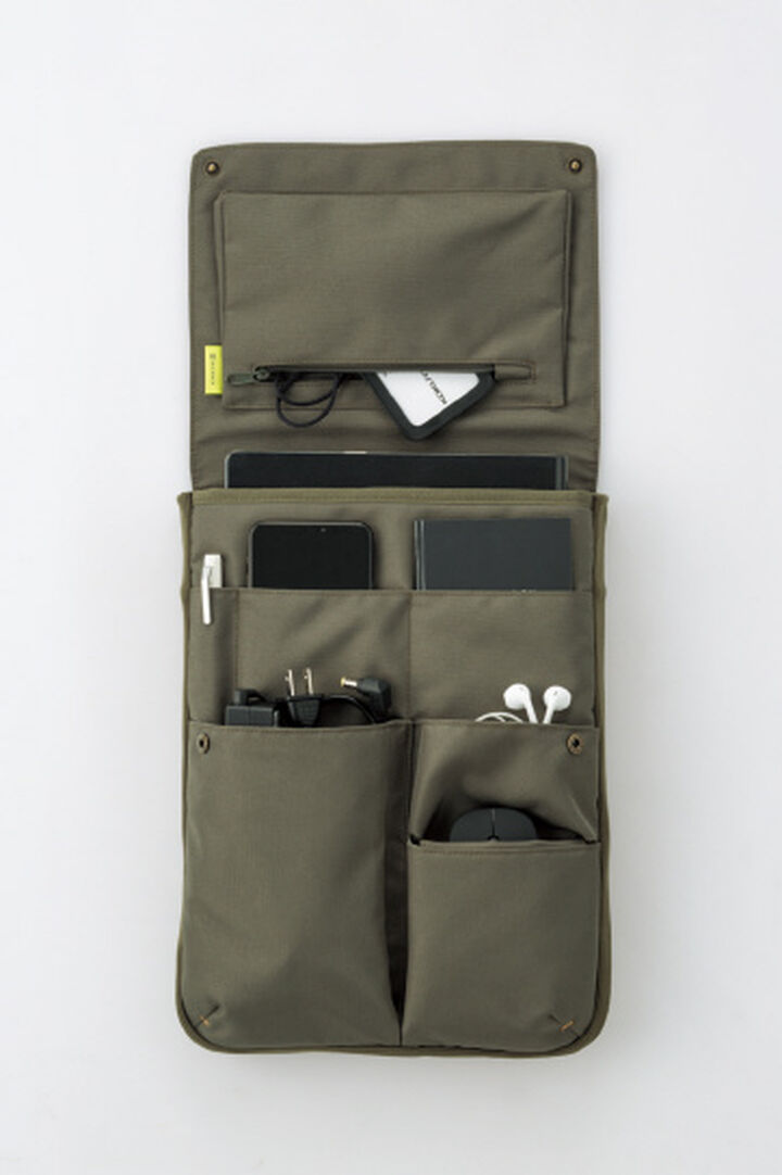 BIZRACK bag in bag Vertical type  Olive Green,Olive green, medium image number 2