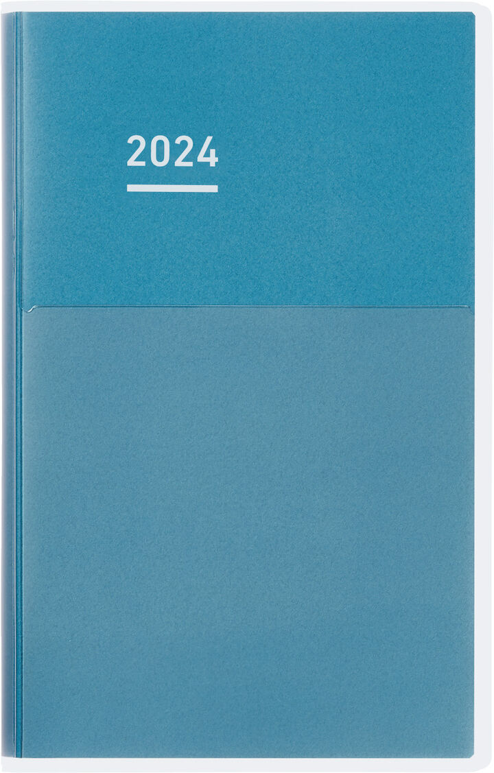 Jibun Techo DAYs 2024 A5 Slim Blue,Blue, medium image number 0