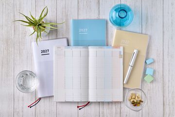 Jibun Techo Diary 2027 A5 slim White,White, small image number 26