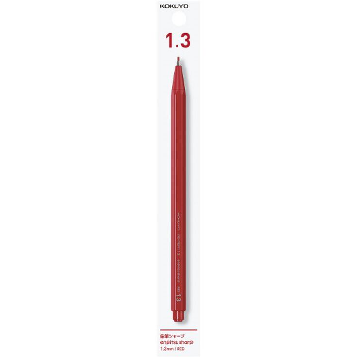 Enpitsu sharp  mechanical pencil 1.3mm Red,Red, medium image number 1