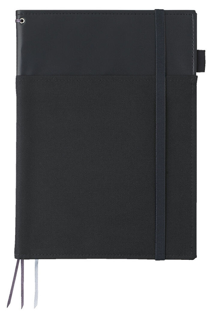 SYSTEMIC Note Cover B5 Size Black,Black, medium
