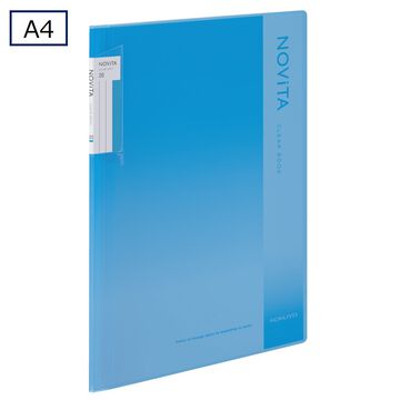 Clear book NOVITA A4 20 Sheets Lite Blue,Light Blue, small image number 0