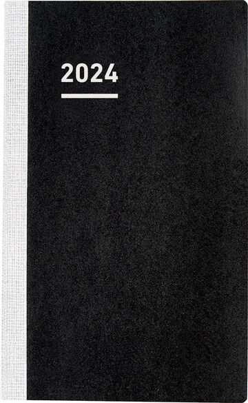 Jibun Techo Biz mini 2024 B6 Slim Refill,Black, small image number 0