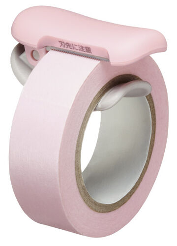 Karu Cut clip-type Washi Tape cutter 10~15mm Light Pink,Light Pink, small image number 1