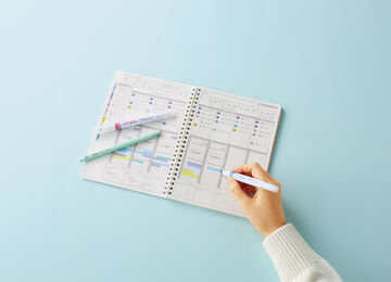 Campus Study Planner Monthly and Weekly A5 80 Sheets Purple,Purple, small image number 7