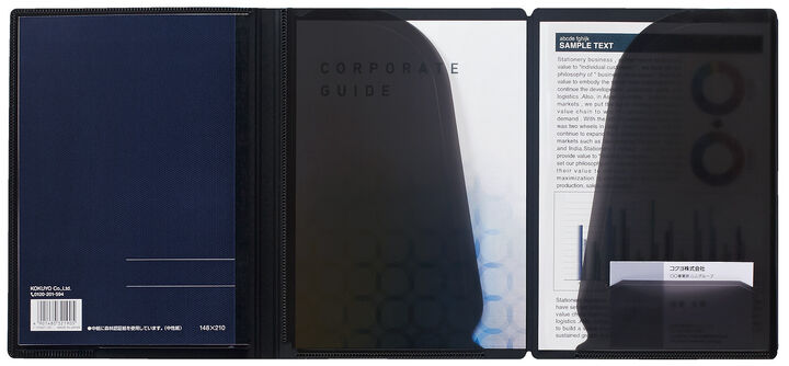Campus Notebook with Document Cover A5 6mm Rule 50 Sheets Black,Black, medium image number 2