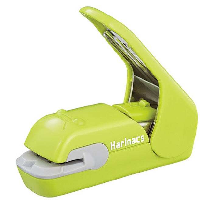 Stapleless stapler Harinacs Press type 5 sheets Green,Green, medium image number 0