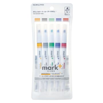 Mark+ 2 Way Marker set of 5 Type 2,5 colors, small image number 0
