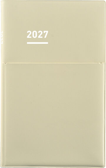 Jibun Techo Biz 2027 A5 slim Beige,Beige, small image number 0
