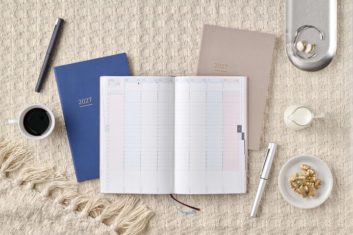 Jibun Techo Lite 2027 A5 slim Beige,Beige, medium image number 9