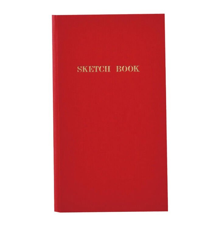 Field notebook Sketch Book trystrams color Red