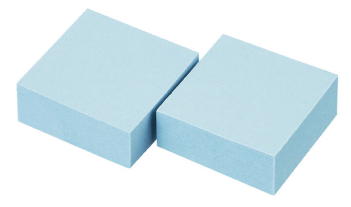 Tack Memo Quick Index Sticky Notes 2.5 cm x 2.5 cm,Blue, medium