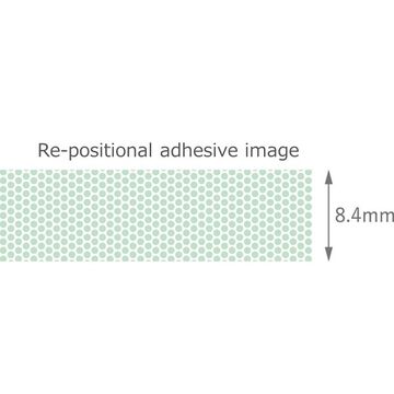 Gloo Tape glue re-positional adhesive M,White, small image number 2