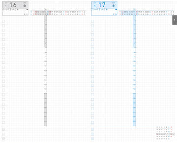 Jibun Techo DAYs 2026 A5 slim Gray,Gray, small image number 2